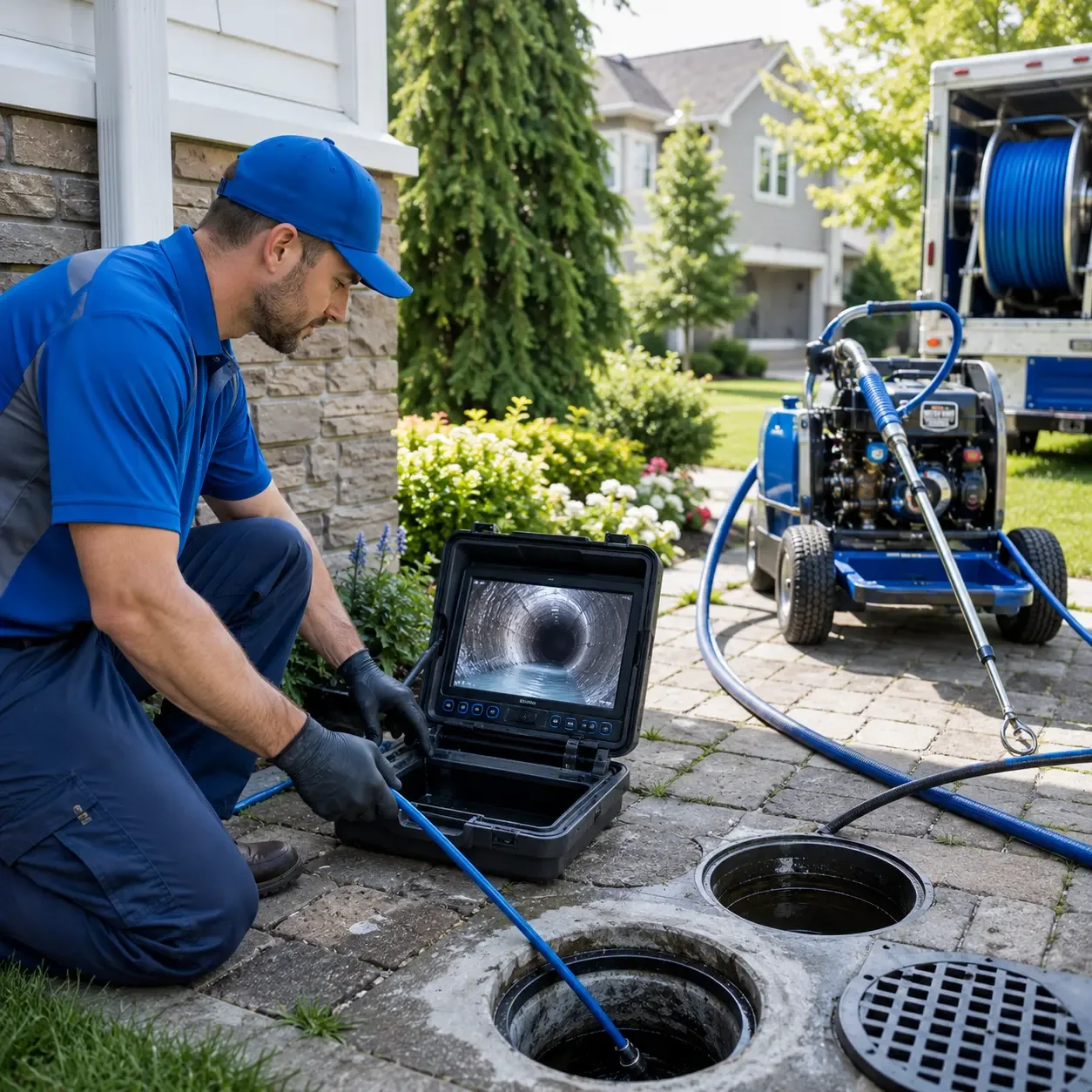 Outdoor drain cleaning professionals serving Armstrong, IL