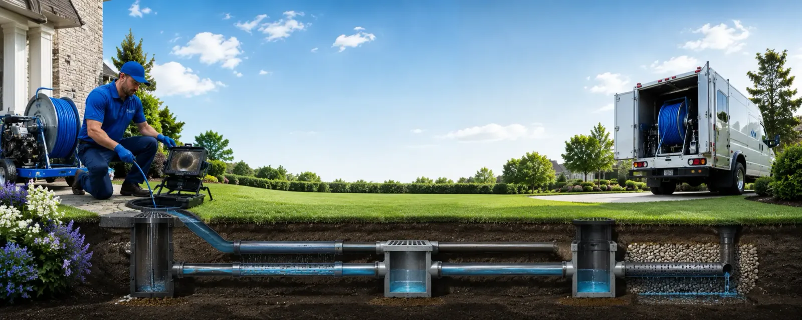 Outdoor drain cleaning information for Armstrong, IL